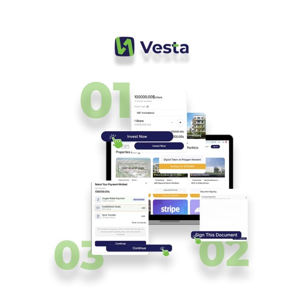 Vesta Capital Launches Advanced Platform for Real World Asset Tokenization